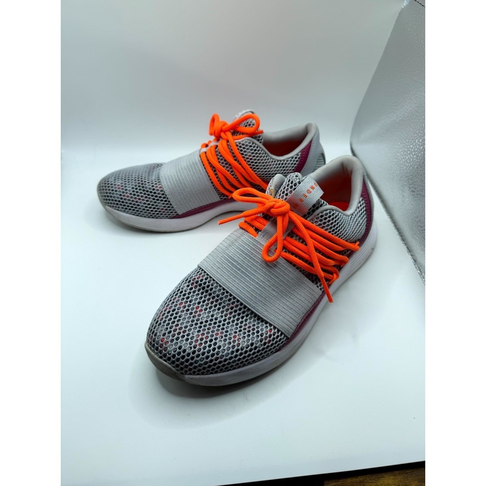 Under Armour Breathe Lace 3019973-105 Womens 8 Sneaker Halo Gray Running Shoes